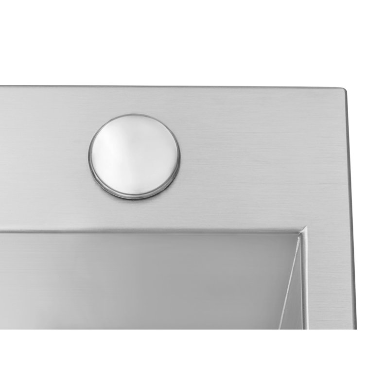 Ruvati 33 x 22 Inch Stainless Steel Drop-In Kitchen Sink