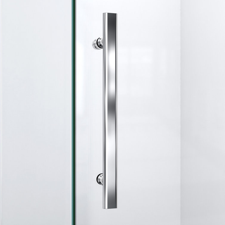 Quatra Plus Frameless Hinged Clear Glass Shower Enclosure