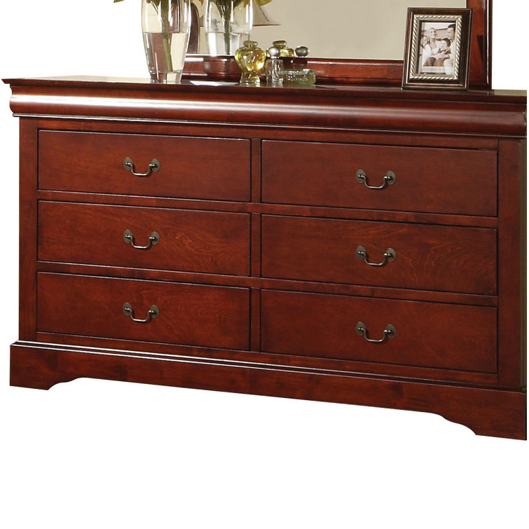 Antique Gray 60" Sophisticated Dresser with Dovetail Drawers