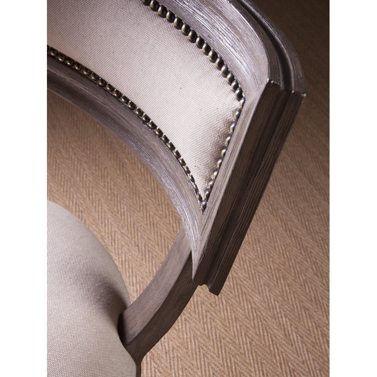 Aperitif Grigio Traditional Swivel Barstool in Warm Gray