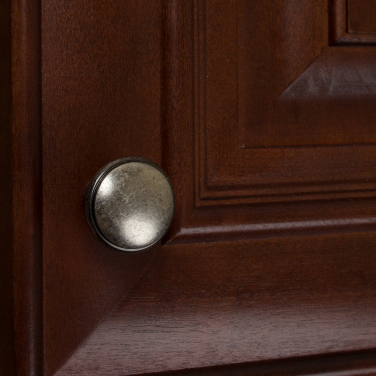 Weathered Nickel Round Cabinet Knob Multipack