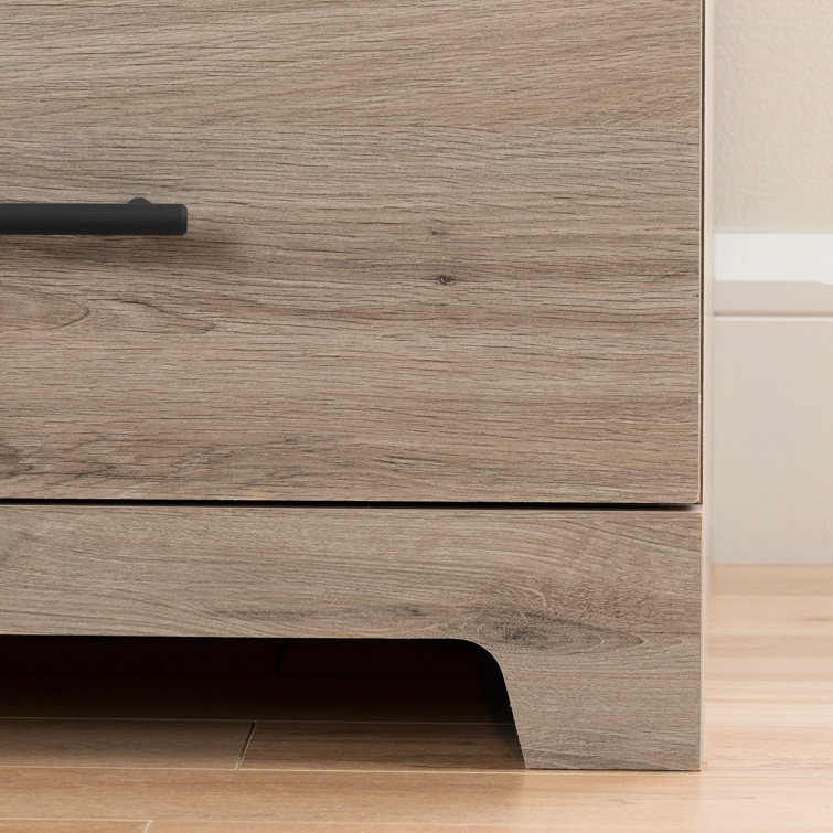 Rustic Oak 5-Drawer Dresser with Extra Deep Drawers