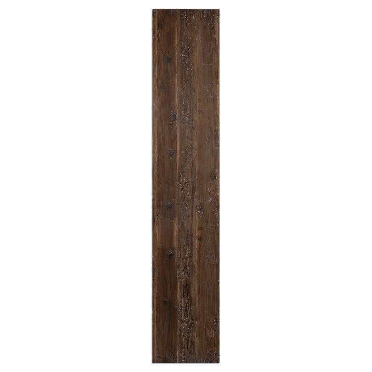 Stratford Salvaged Wood Trestle Dining Bench - Sun Faded Brown