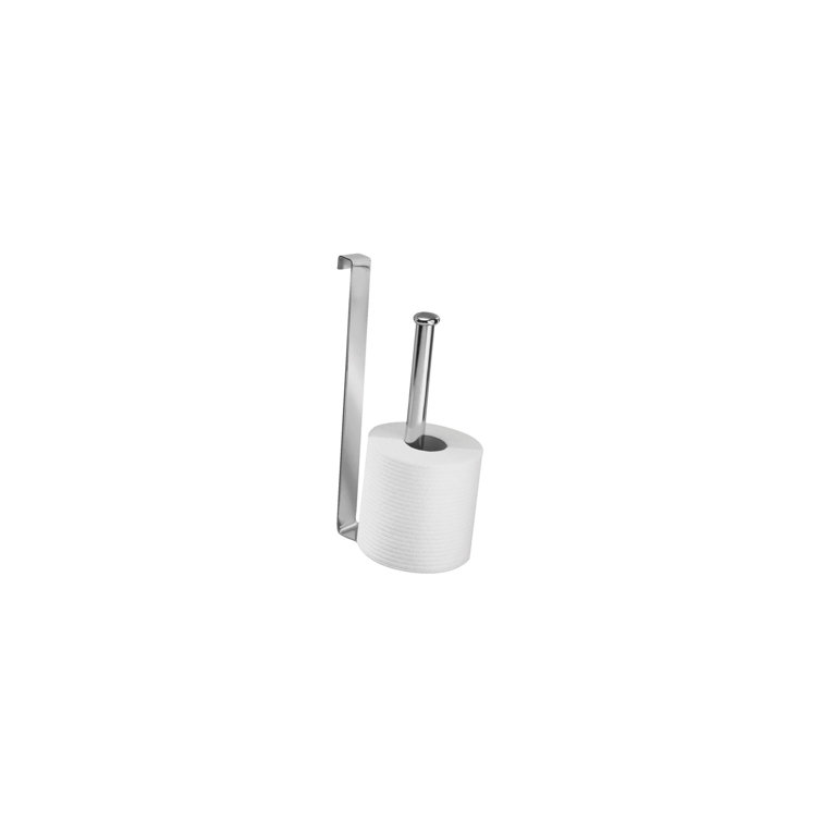 Chrome Over-the-Tank Toilet Paper Holder and Reserve