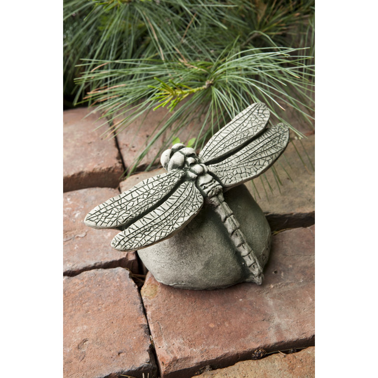 Verde Concrete Dragonfly Garden Statue
