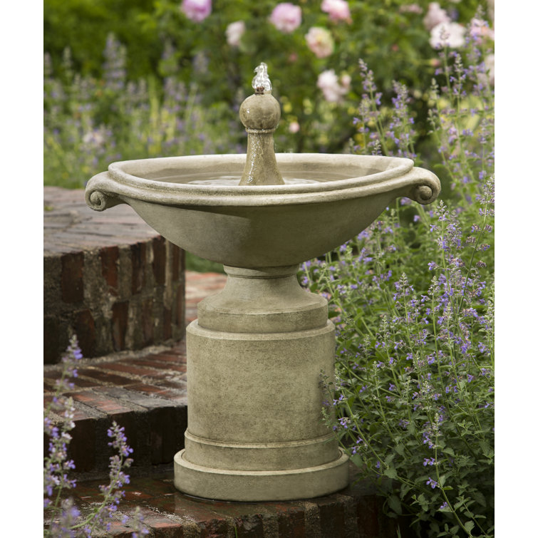 Verde Cast Stone Weather Resistant Garden Fountain