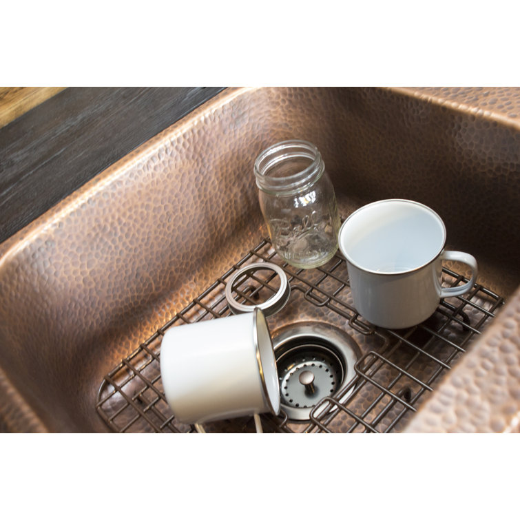 SinkSense Gehry Antique Brown 14" x 11.75" Kitchen Sink Bottom Grid
