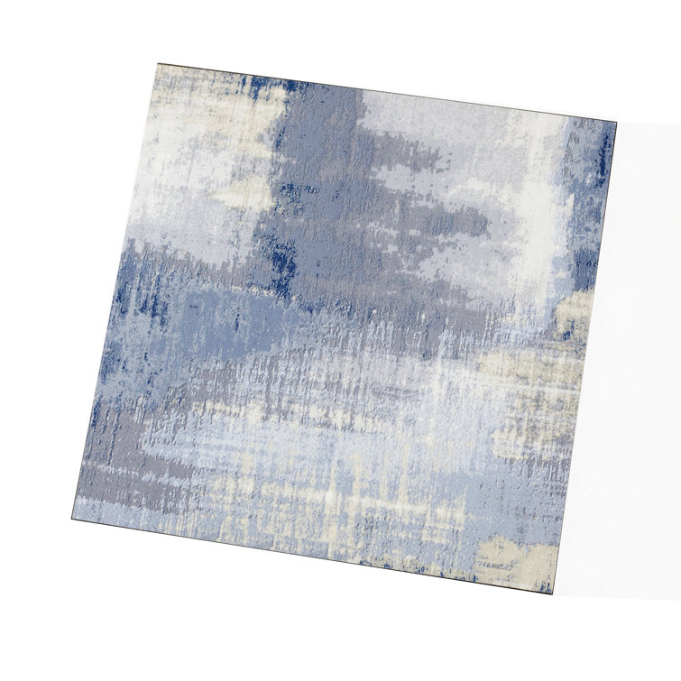 Cement Blue 8x8 Rectified Glass Wall Tile