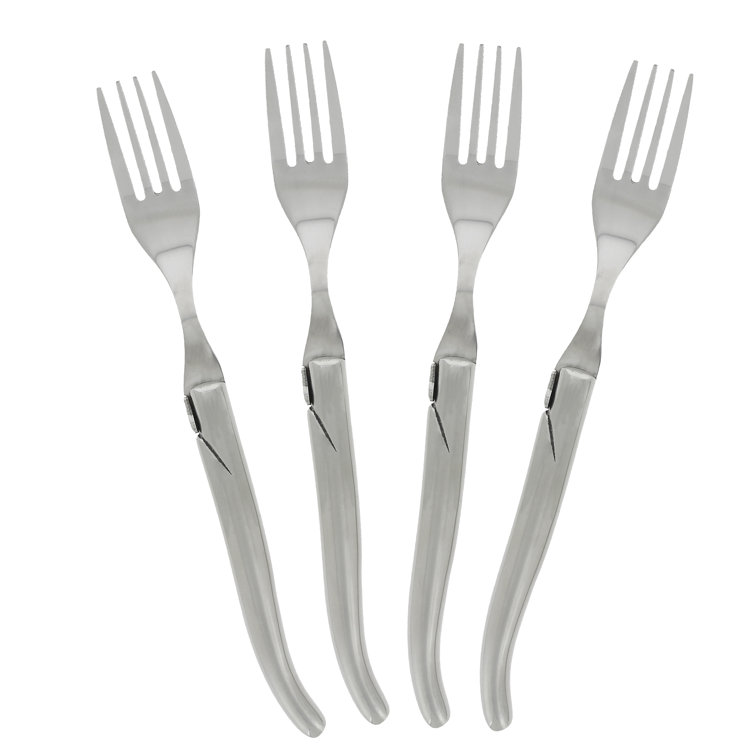 French Home French Home Laguiole Connoisseur Solid Stainless Steel Steak Forks, 4-Piece Set (Set of 4)