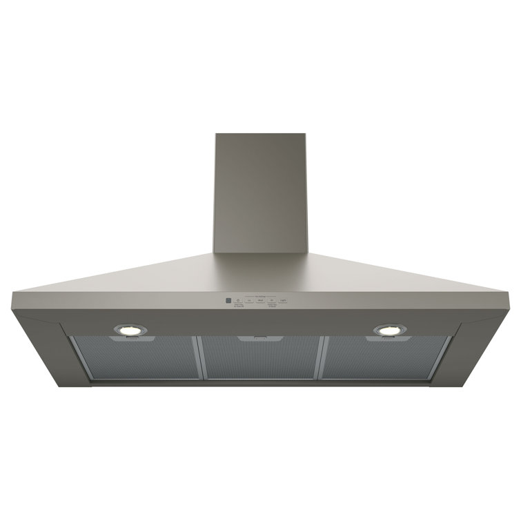 30" Slate Convertible Wall Mount Range Hood with Night Light