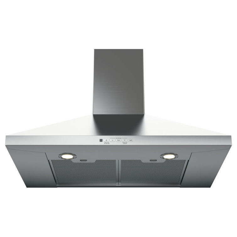 30" Stainless Steel Convertible Wall Mount Range Hood with Charcoal Filter