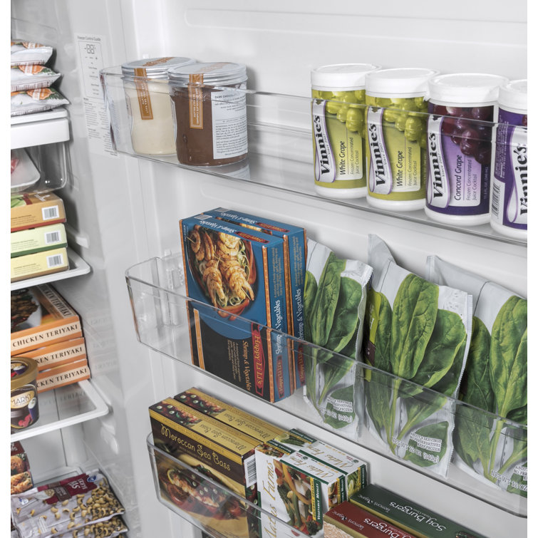 White Frost-Free Upright Freezer with Electronic Controls