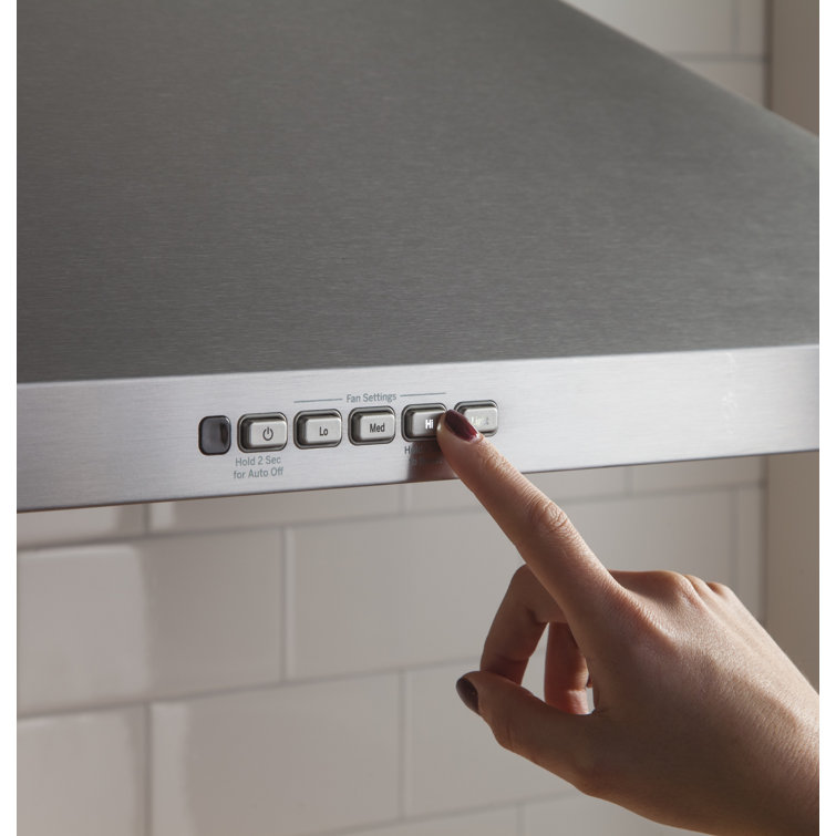 30" Stainless Steel Convertible Wall Mount Range Hood with Charcoal Filter