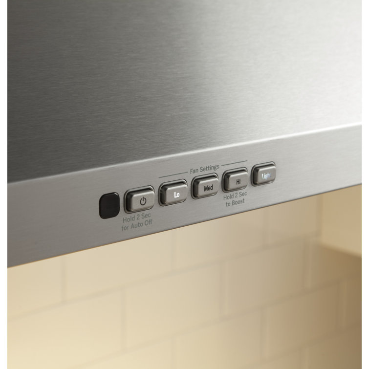 30" Stainless Steel Convertible Wall Mount Range Hood with Charcoal Filter