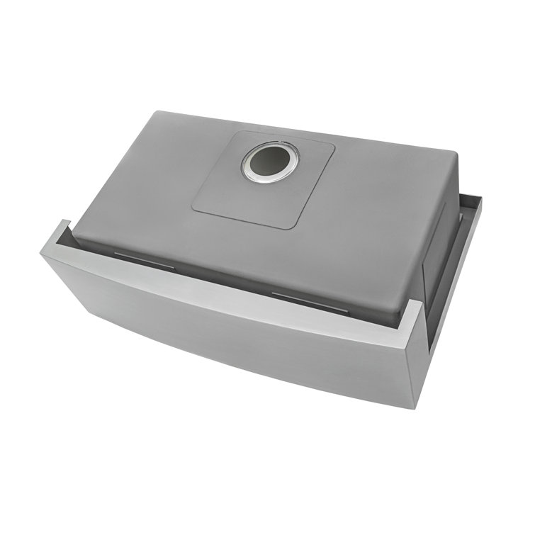 Ruvati 33" Stainless Steel Farmhouse Apron-Front Kitchen Sink
