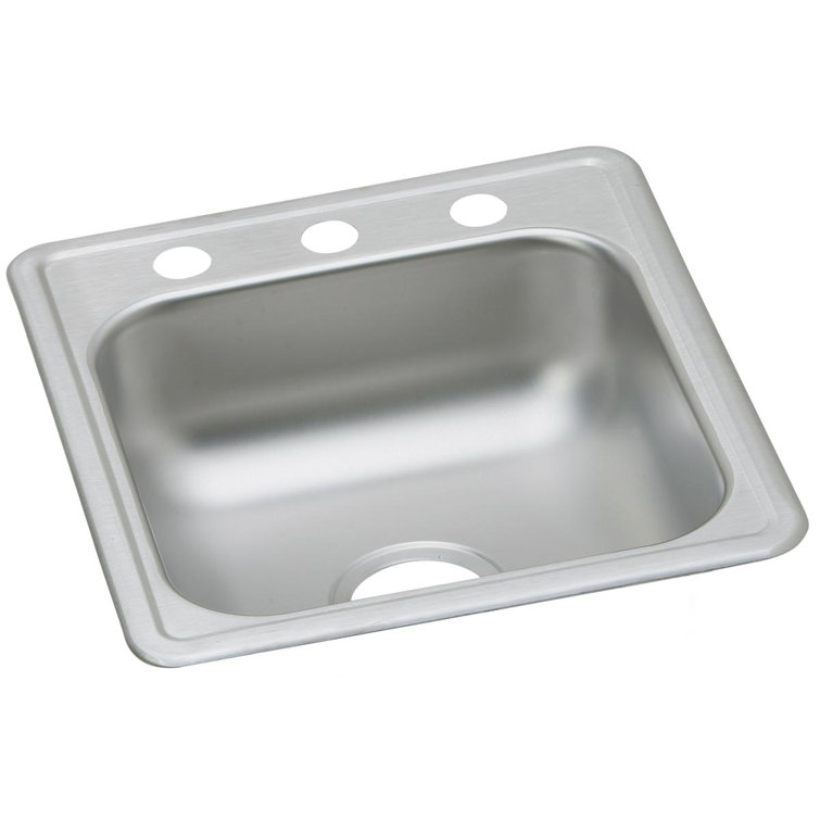 Dayton 17" x 19" Stainless Steel Drop-In Kitchen Sink