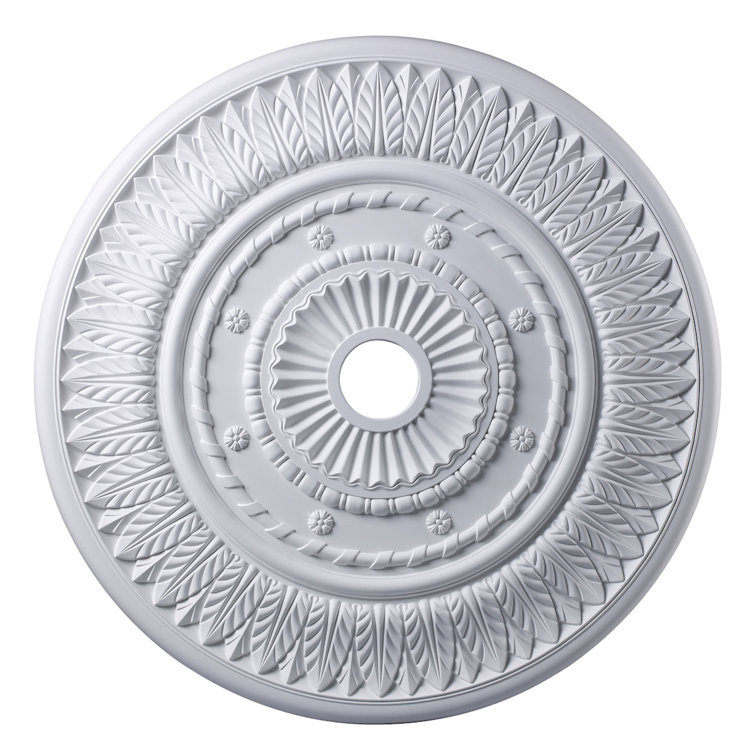 Corinna 33-Inch White Decorative Ceiling Medallion