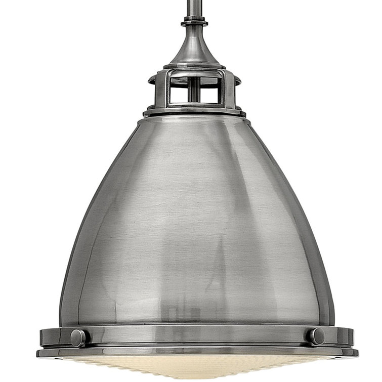 Mini Amelia LED 1-Light Pendant in Polished Antique Nickel