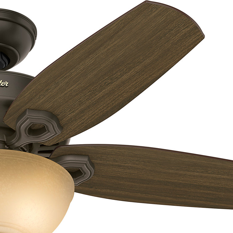42" New Bronze Ceiling Fan with LED Light and Reversible Blades