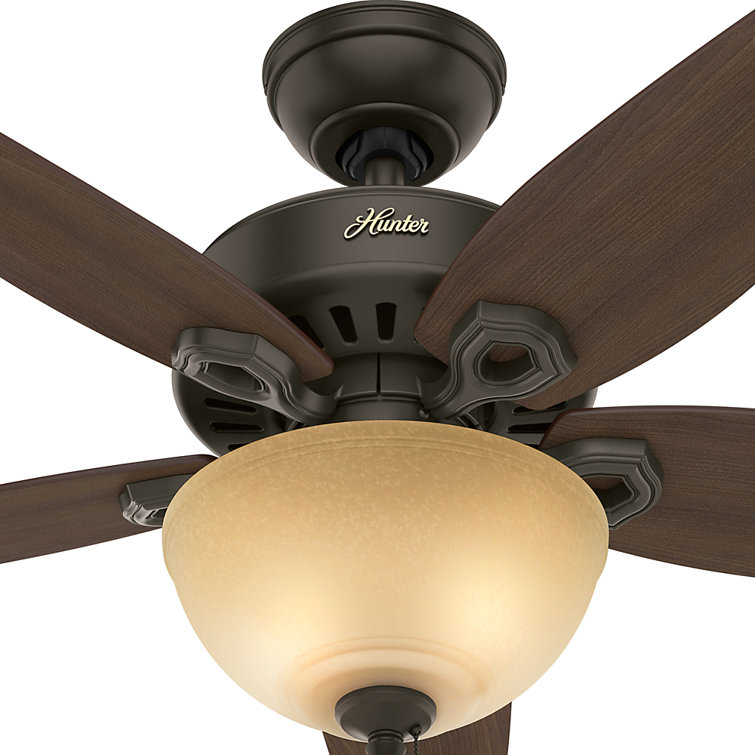 42" New Bronze Ceiling Fan with LED Light and Reversible Blades