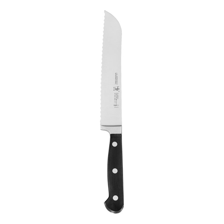 Henckels Classic 7-inch Black Stainless Steel Bread Knife