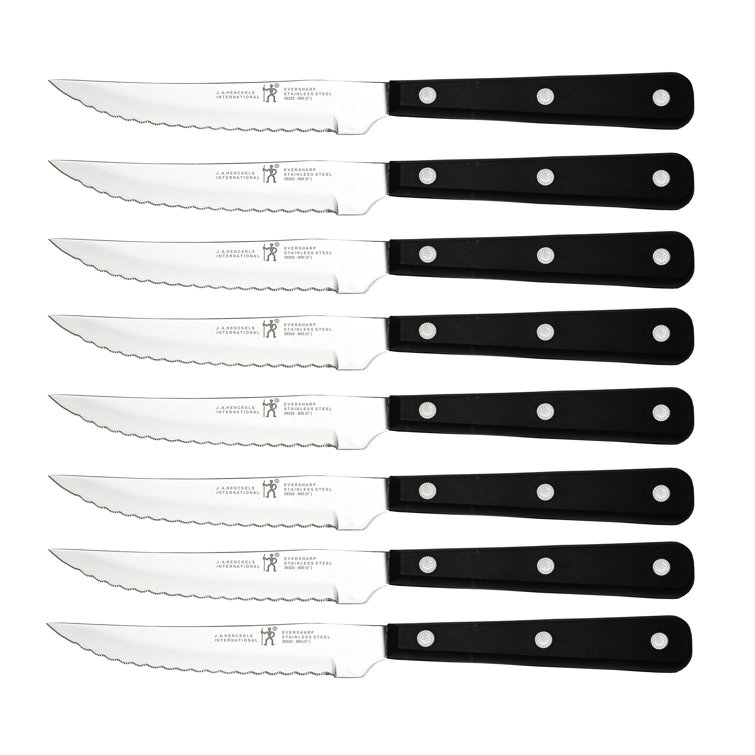 International Henckels 8-piece Serrated Steak Knife Set