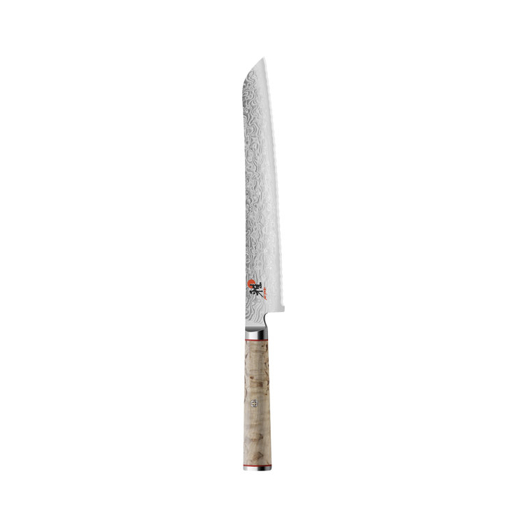 Miyabi 9-inch Multi-Colored Wood Handle Bread Knife