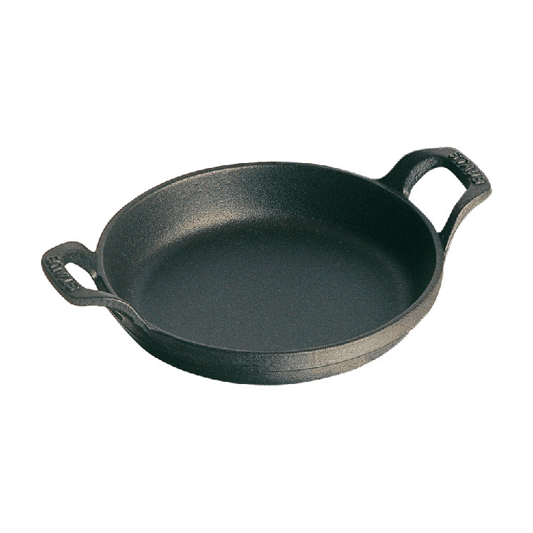 Graphite Grey 7.5-inch Cast Iron Round Gratin Baking Dish