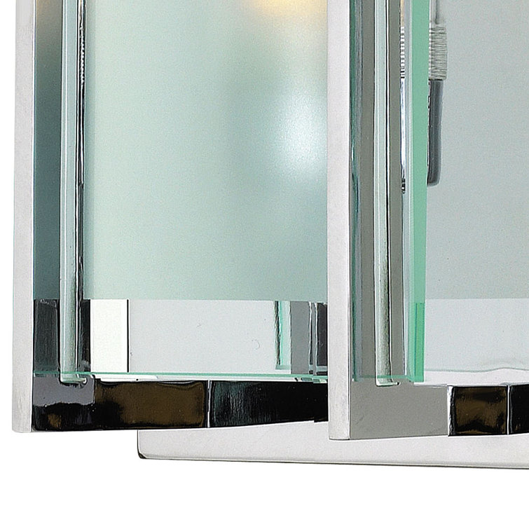 Sleek Minimalist Brushed Nickel 1-Light Outdoor Sconce