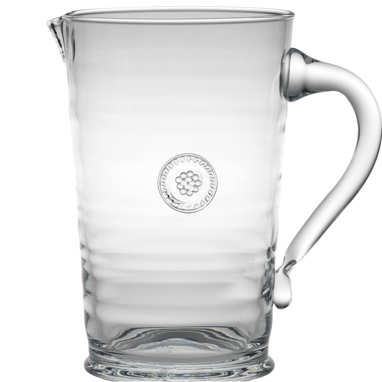 Juliska Berry & Thread Clear Glass Pitcher