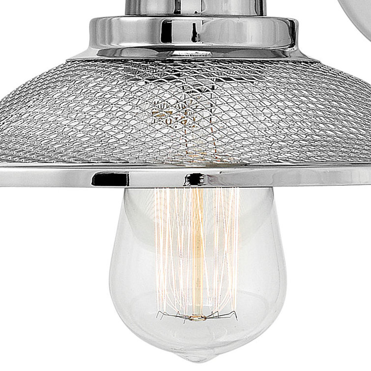 Rigby Polished Nickel Dimmable 1-Light Bath Sconce