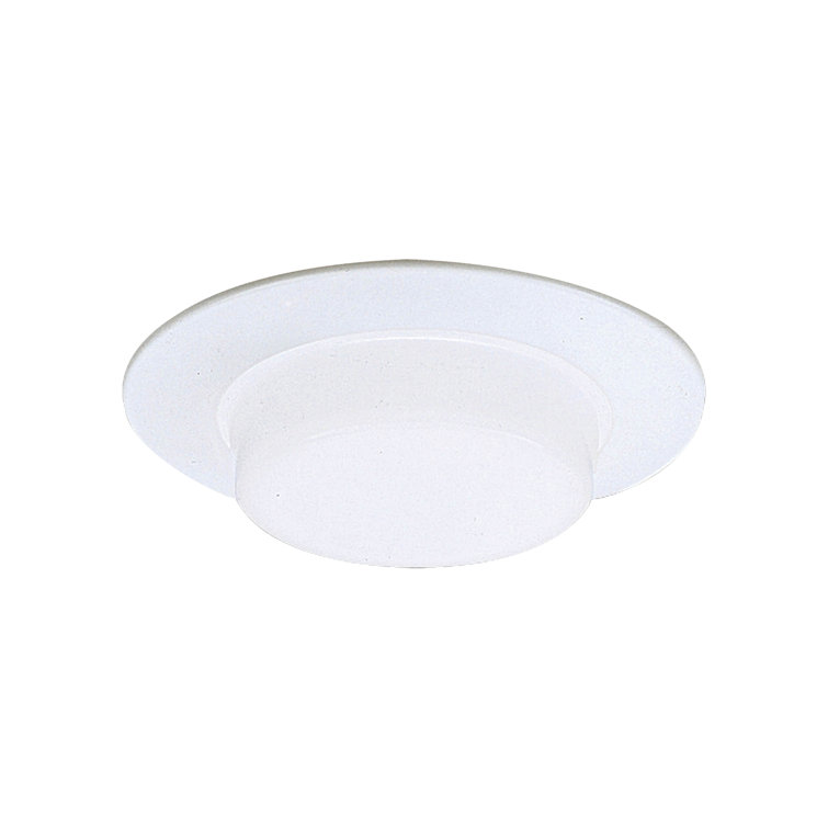 8'' White Aluminum Indoor/Outdoor Recessed Trim Light