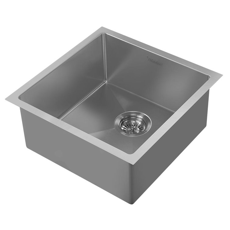 Gunmetal Stainless Steel Drop-In Single Bowl Kitchen Sink