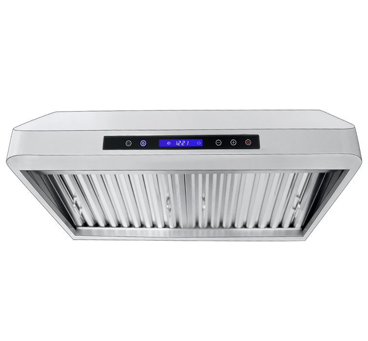 36'' Brushed Stainless Steel Under Cabinet Range Hood