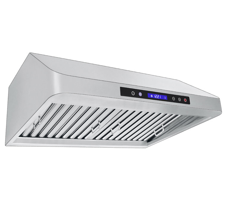 36'' Brushed Stainless Steel Under Cabinet Range Hood