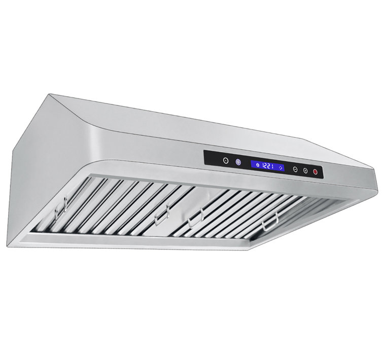 36'' Brushed Stainless Steel Under Cabinet Range Hood