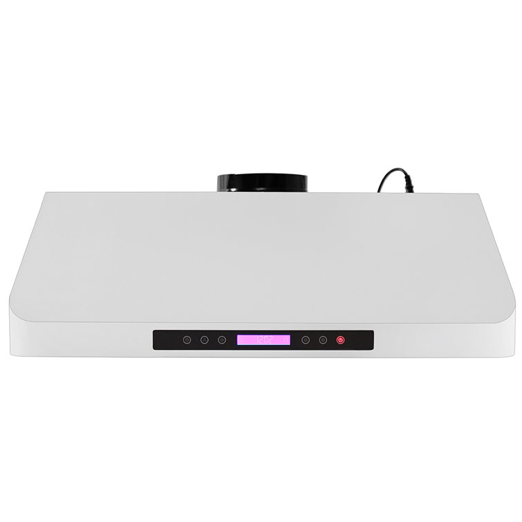 36 Inch Wide Stainless Steel Convertible Under Cabinet Range Hood