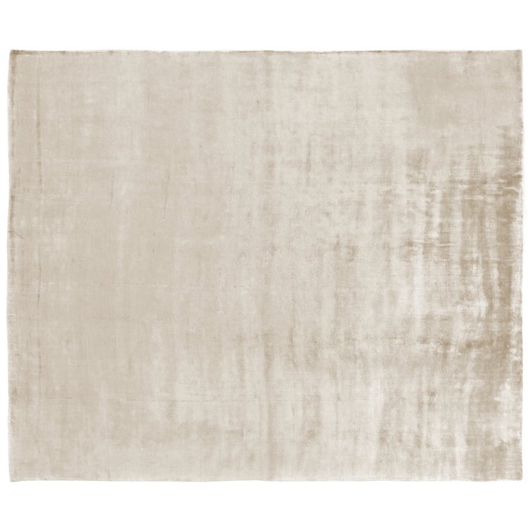 Elegance Ivory Hand-Loomed Viscose 8' x 10' Area Rug