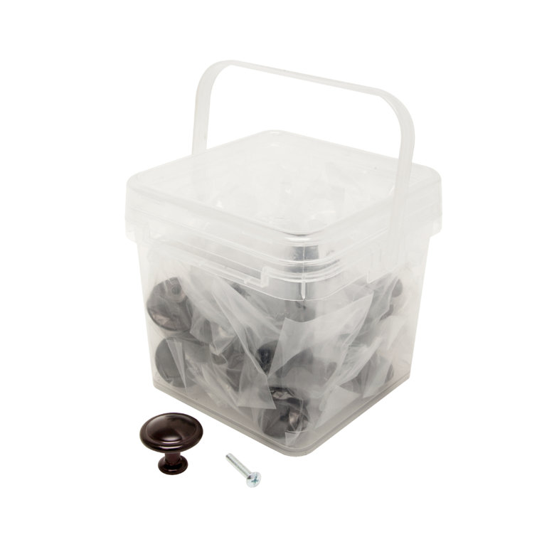 Oil Rubbed Bronze Round Cabinet Knob Multipack