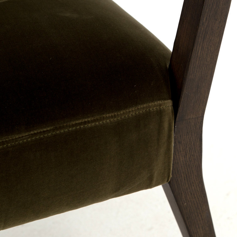 Surrey Olive Deep Seat Wood Accent Chair