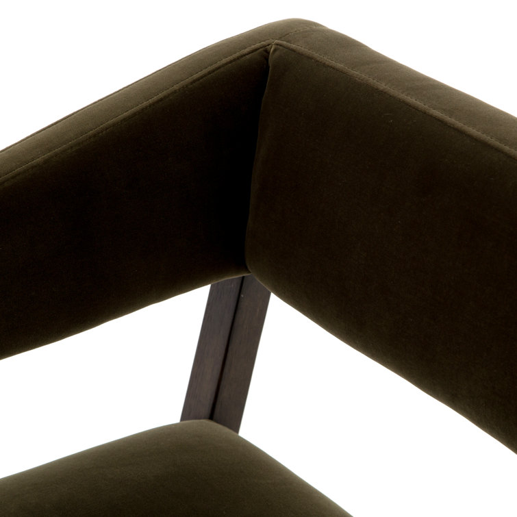 Surrey Olive Deep Seat Wood Accent Chair