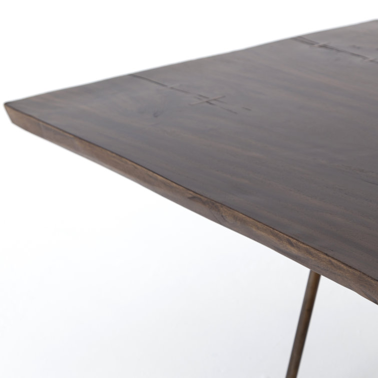 Reclaimed Wood and Iron Contemporary Dining Table