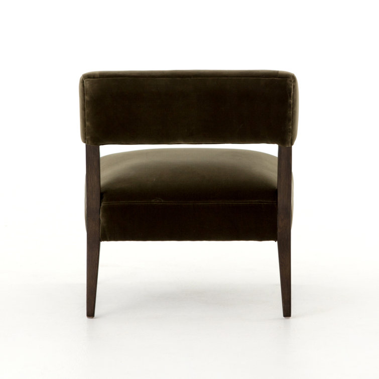 Surrey Olive Deep Seat Wood Accent Chair