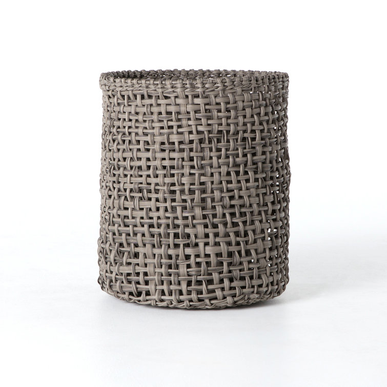 Natural Woven Round Recycled Plastic Basket Set