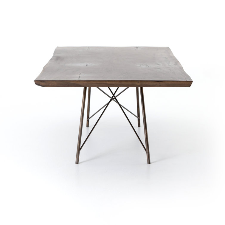 Reclaimed Wood and Iron Contemporary Dining Table