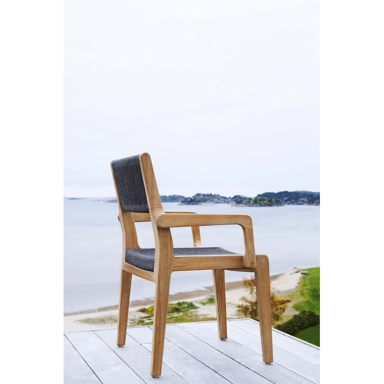 Skagen Teak and Rope Outdoor Dining Armchair
