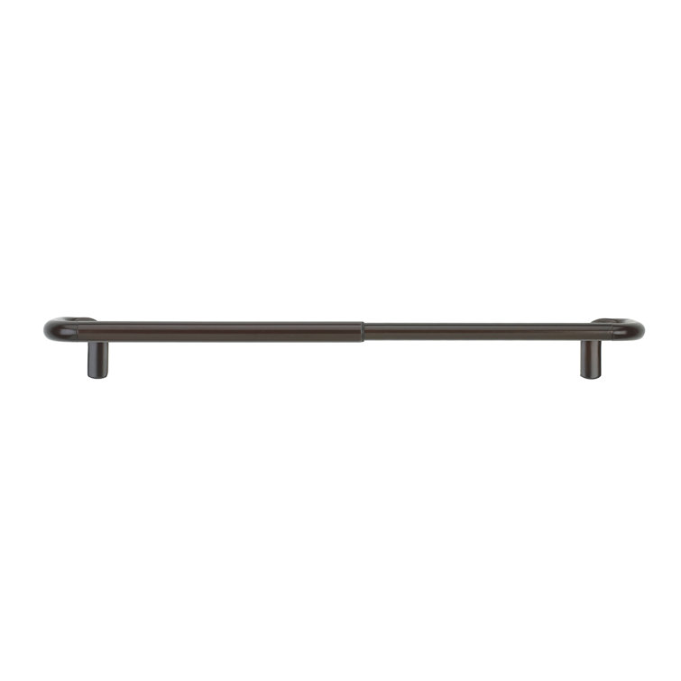 Matte Nickel Adjustable Blackout Curtain Rod 48-88"
