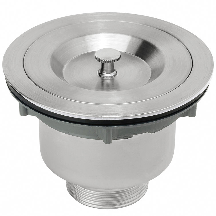 33-Inch Brushed Stainless Steel Single Bowl Kitchen Sink
