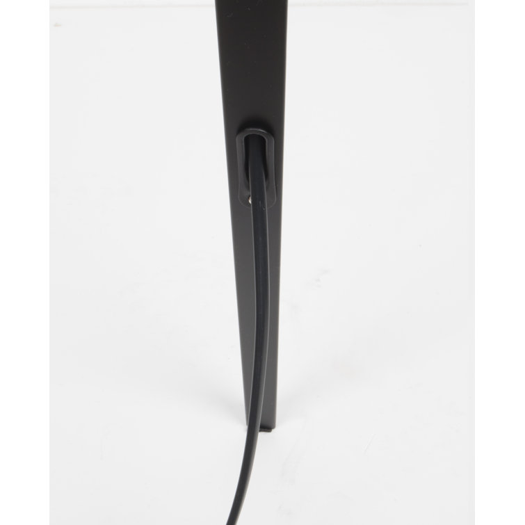 Modern Tripod 62'' Floor Lamp with Black Drum Shade