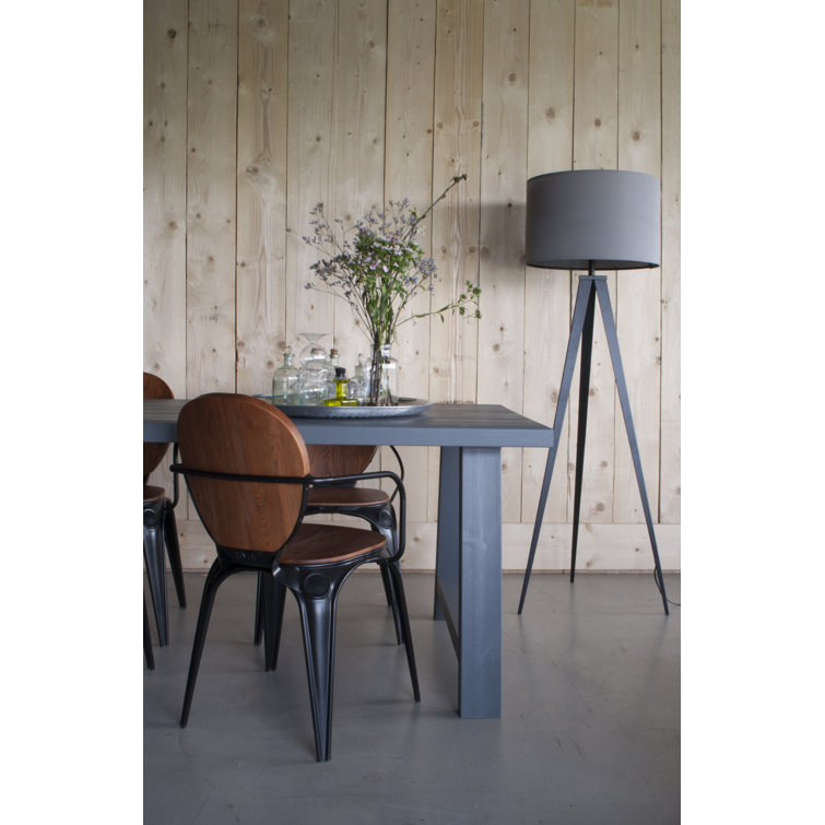 Modern Tripod 62'' Floor Lamp with Black Drum Shade
